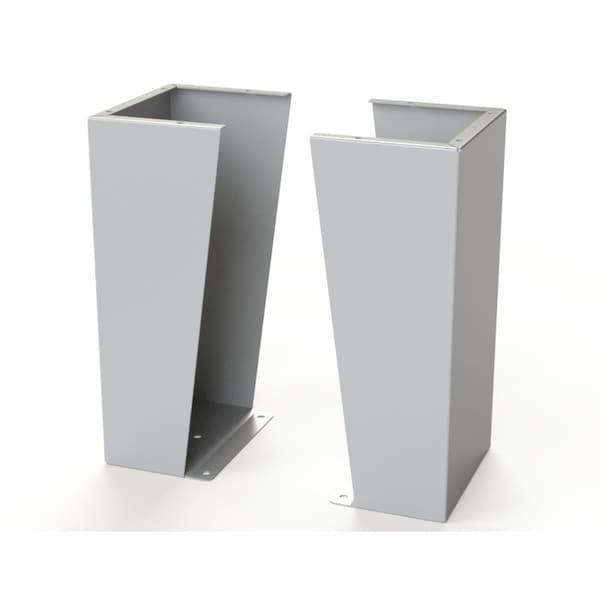 Floor Stand Kit, 24 in. H x 12 in. W x 9.12 in. L, Carbon Steel, 1 PR